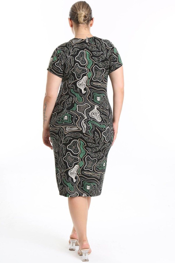 Suknelė trumpomis rankovėmis