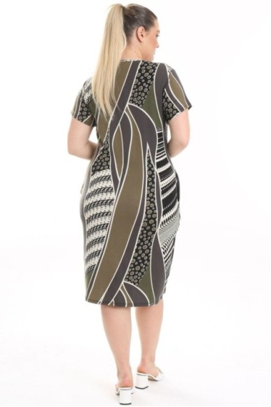 Suknelė trumpomis rankovėmis