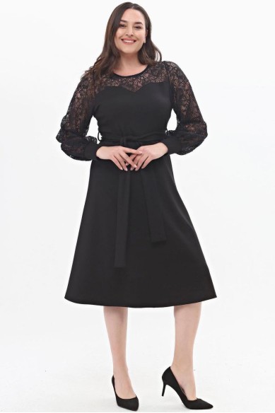 Elegantiška juoda suknelė