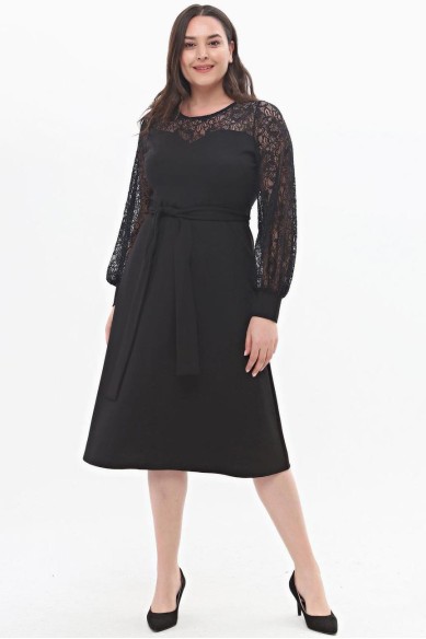 Elegantiška juoda suknelė