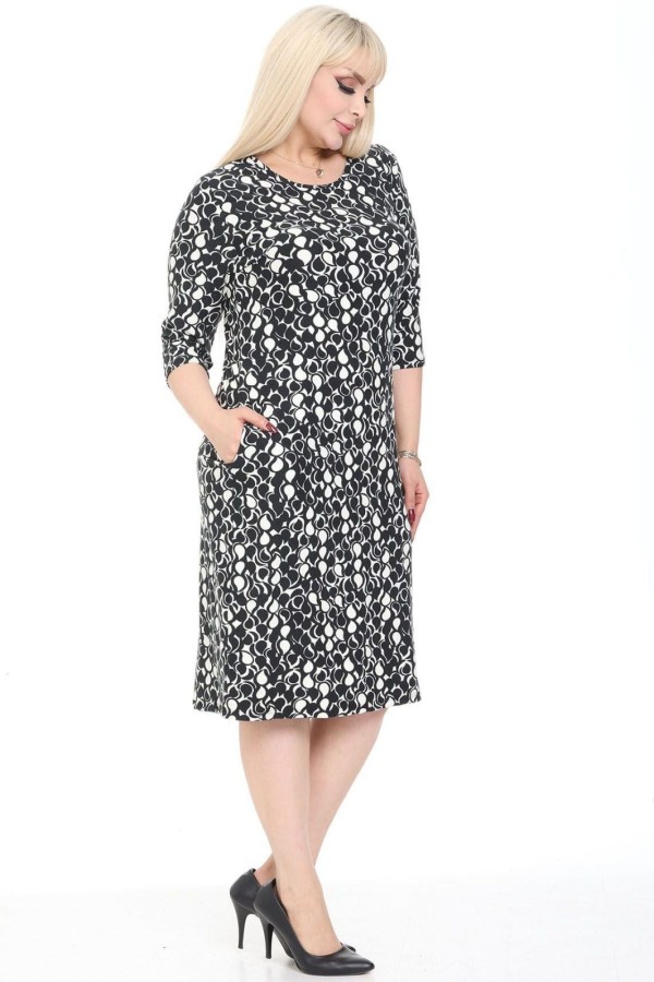 Klasikinė suknelė su kišenėmis