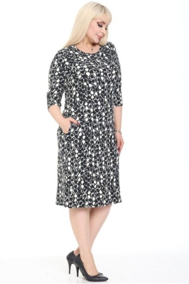 Klasikinė suknelė su kišenėmis