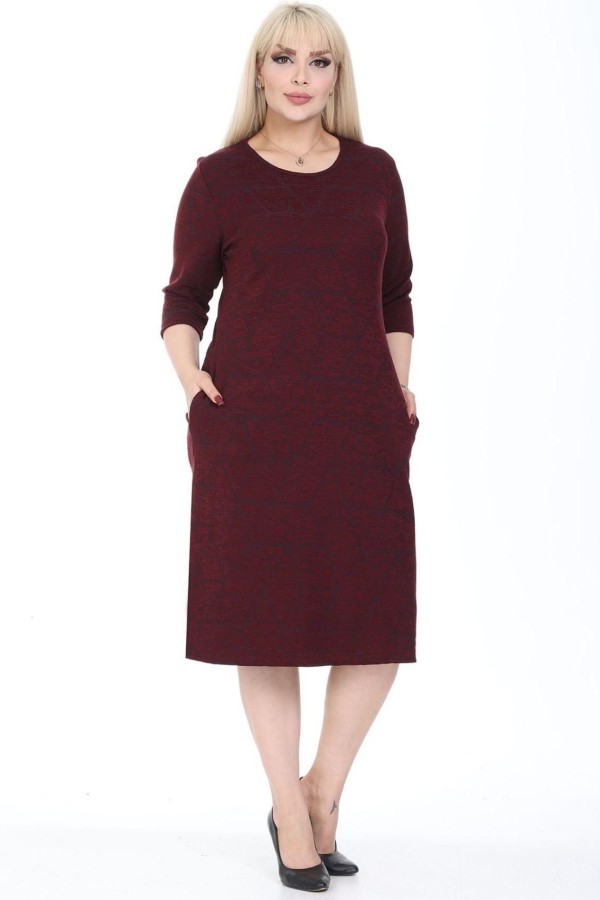 Klasikinė suknelė su kišenėmis