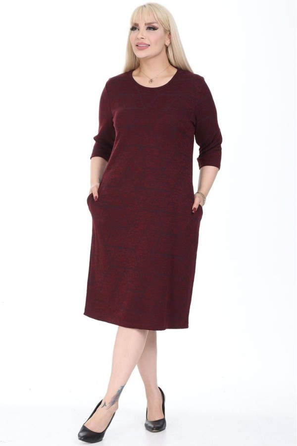 Klasikinė suknelė su kišenėmis