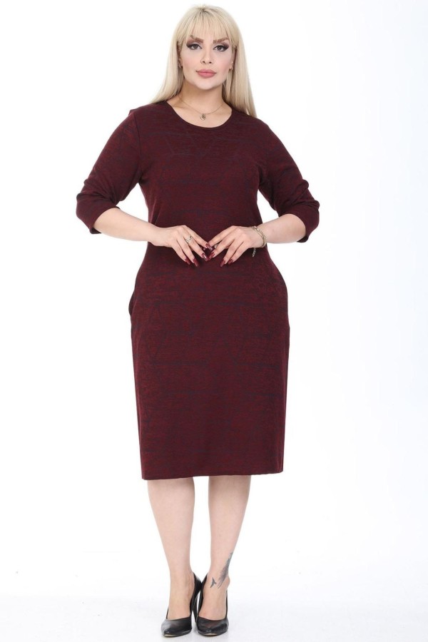 Klasikinė suknelė su kišenėmis