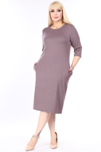 Klasikinė suknelė su kišenėmis