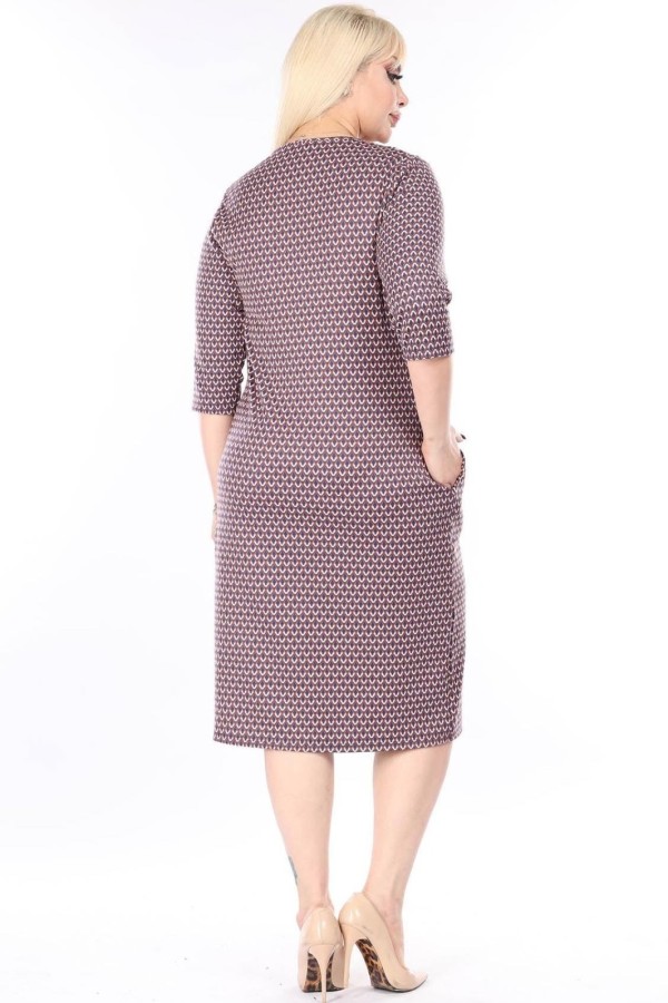 Klasikinė suknelė su kišenėmis