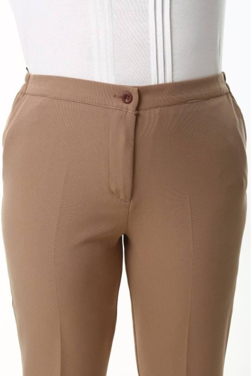 Klasikinės moteriškos kelnės su užtrauktuku 2