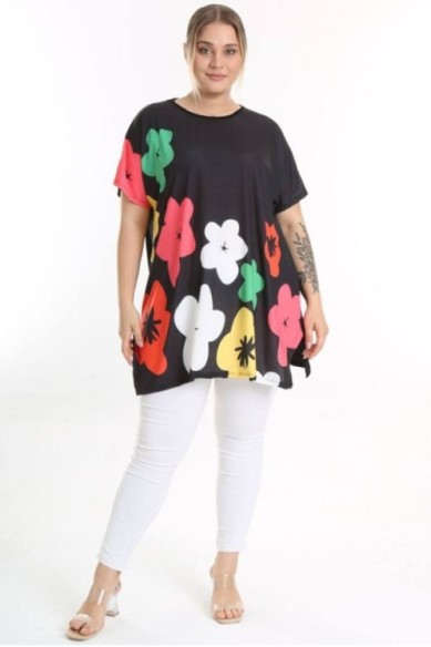 Tunika palaidinė su piešiniu