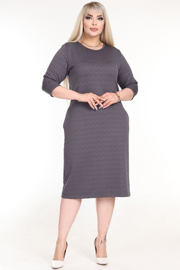 Klasikinė suknelė su kišenėmis