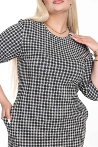 Klasikinė suknelė su kišenėmis