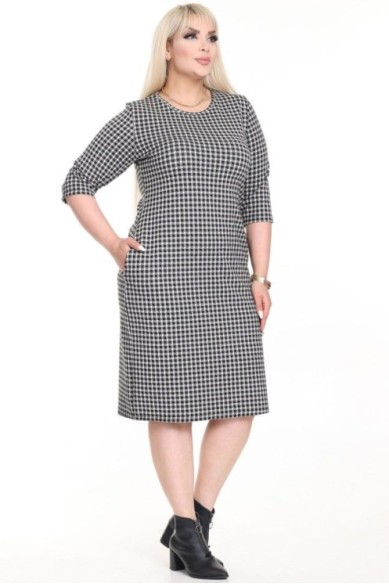 Klasikinė suknelė su kišenėmis