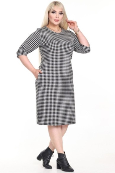 Klasikinė suknelė su kišenėmis