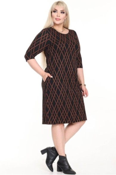 Klasikinė suknelė su kišenėmis