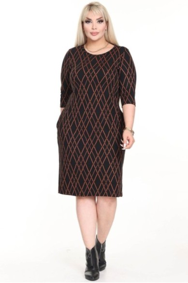 Klasikinė suknelė su kišenėmis