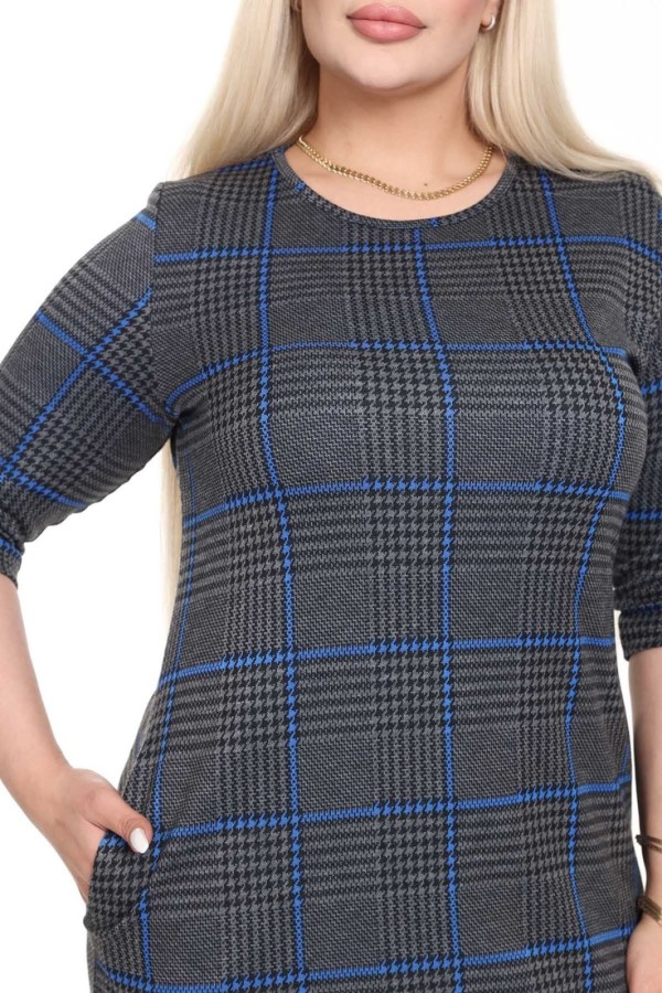 Klasikinė suknelė su kišenėmis