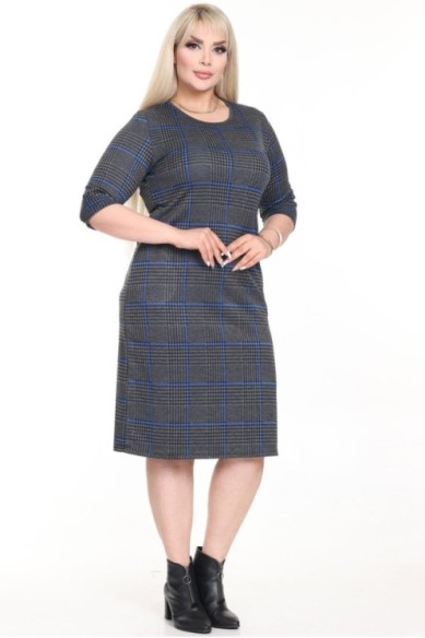 Klasikinė suknelė su kišenėmis