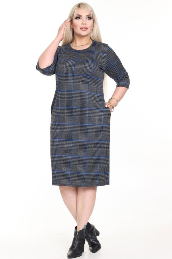 Klasikinė suknelė su kišenėmis