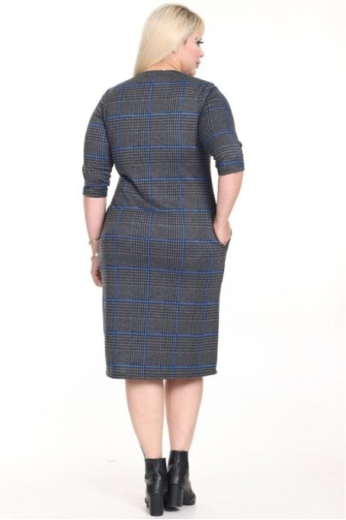 Klasikinė suknelė su kišenėmis