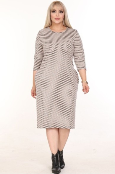 Klasikinė suknelė su kišenėmis