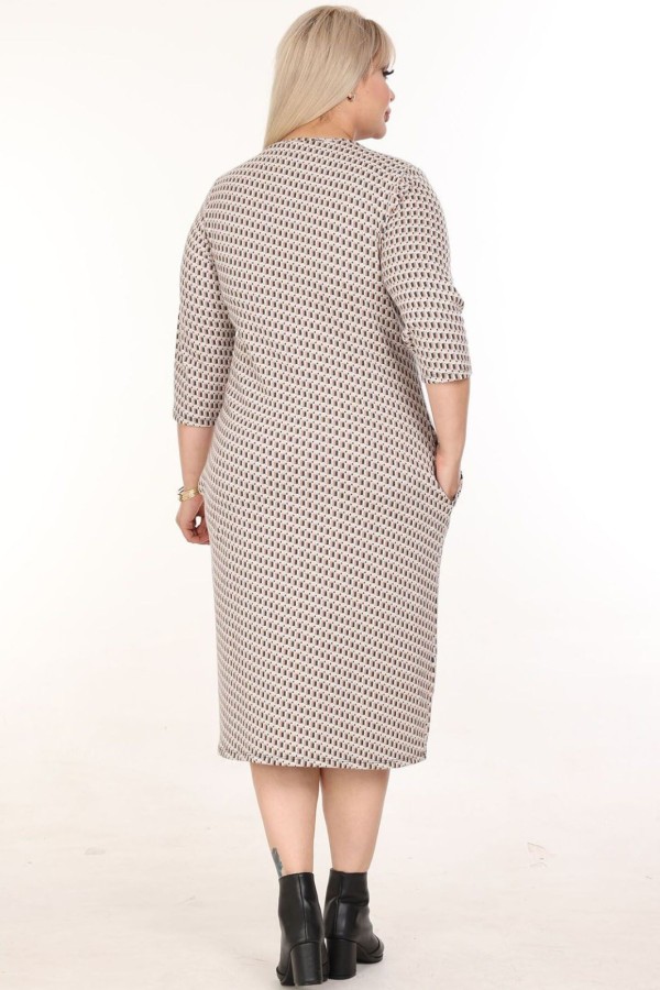 Klasikinė suknelė su kišenėmis