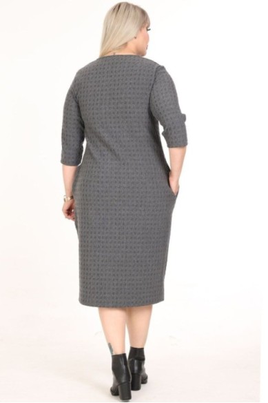 Klasikinė suknelė su kišenėmis