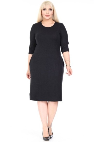 Klasikinė suknelė su kišenėmis