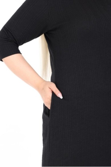 Klasikinė suknelė su kišenėmis