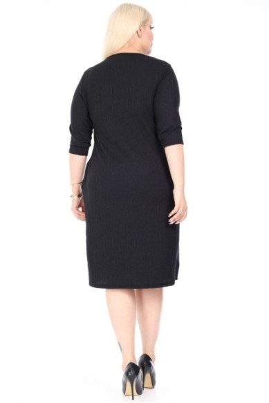 Klasikinė suknelė su kišenėmis