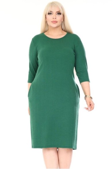 Klasikinė suknelė su kišenėmis