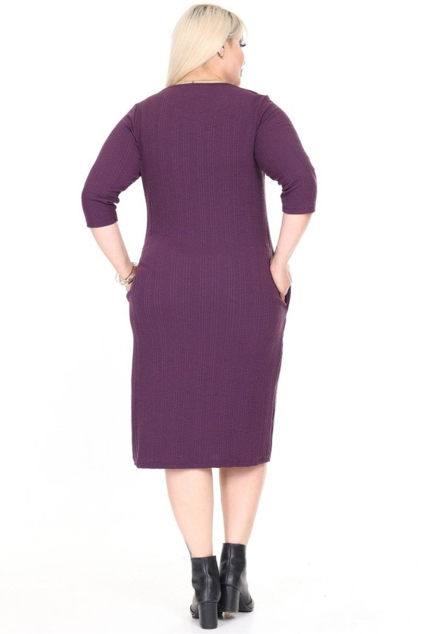 Klasikinė suknelė su kišenėmis