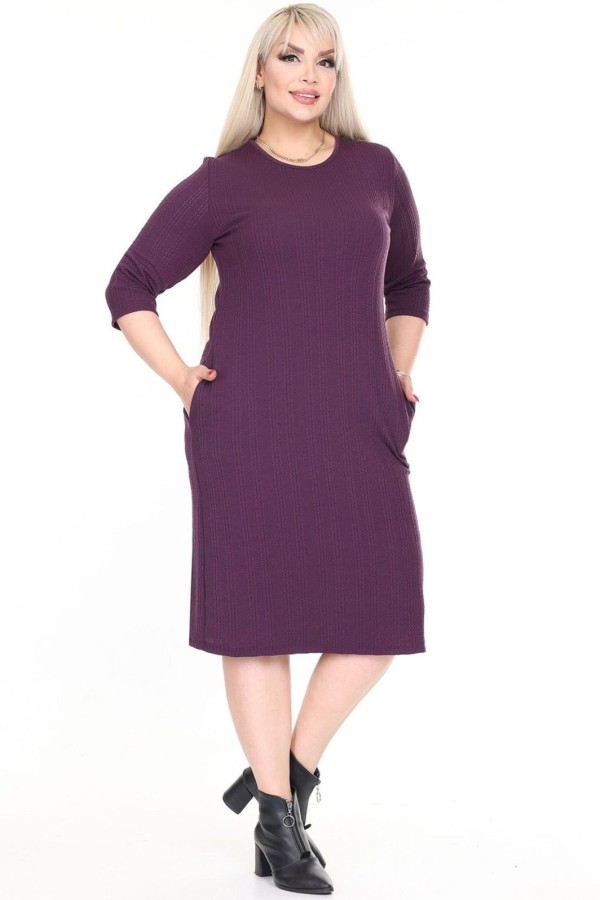 Klasikinė suknelė su kišenėmis