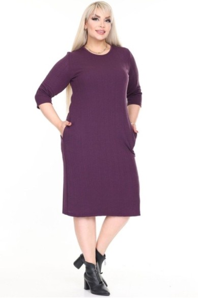 Klasikinė suknelė su kišenėmis