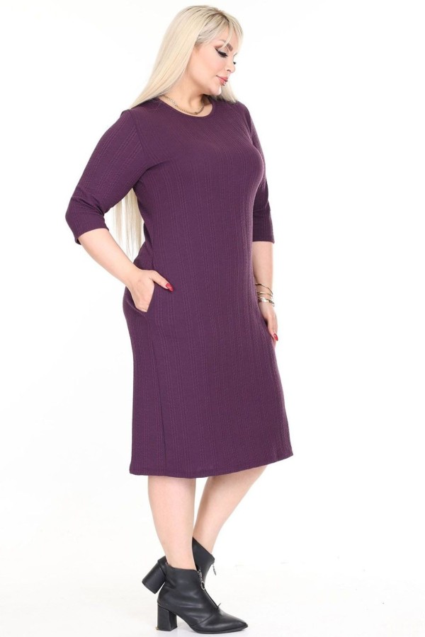 Klasikinė suknelė su kišenėmis