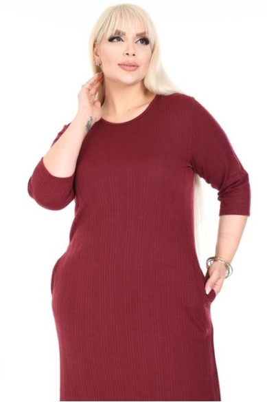 Klasikinė suknelė su kišenėmis