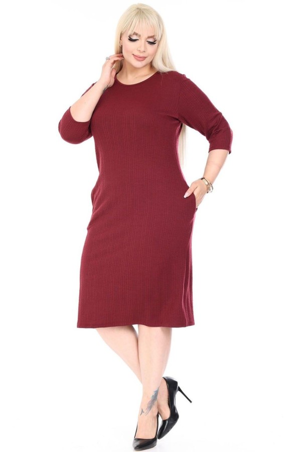 Klasikinė suknelė su kišenėmis