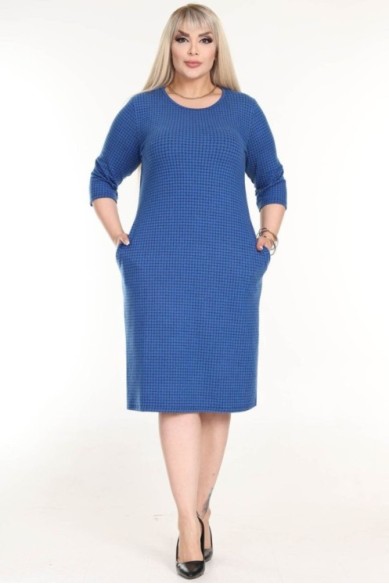 Klasikinė suknelė su kišenėmis