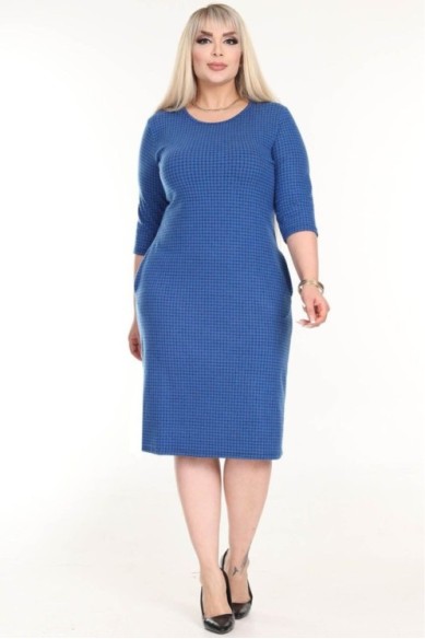 Klasikinė suknelė su kišenėmis