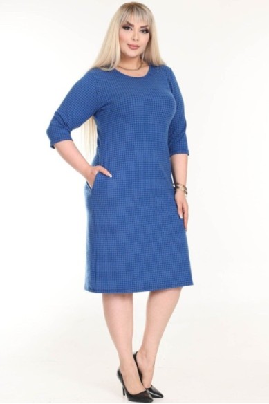 Klasikinė suknelė su kišenėmis