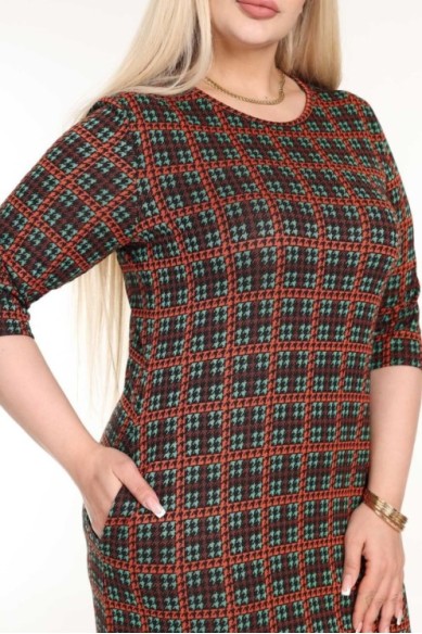 Klasikinė suknelė su kišenėmis