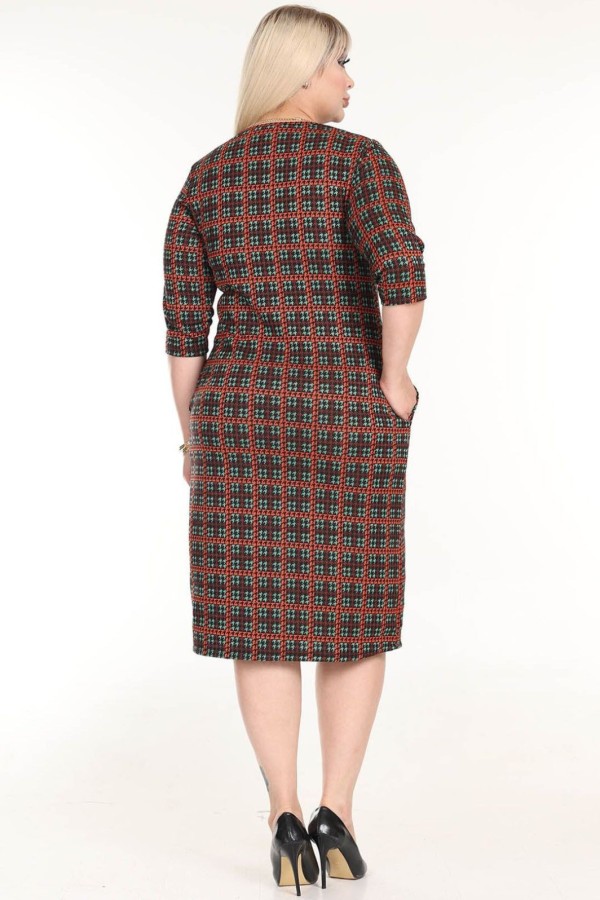 Klasikinė suknelė su kišenėmis