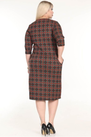 Klasikinė suknelė su kišenėmis