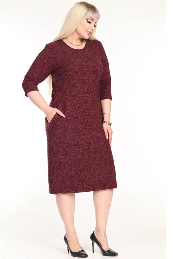 Klasikinė suknelė su kišenėmis