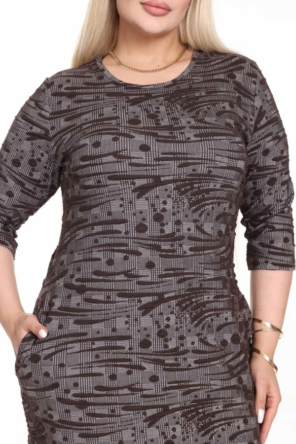 Klasikinė suknelė su kišenėmis