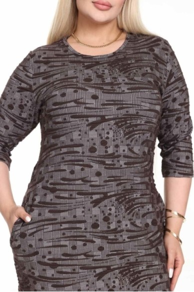 Klasikinė suknelė su kišenėmis