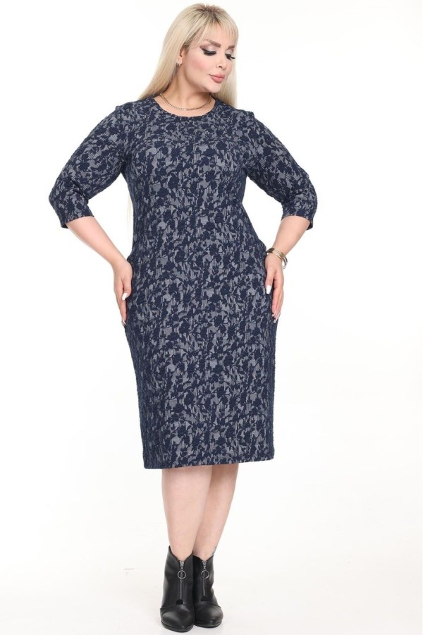 Klasikinė suknelė su kišenėmis