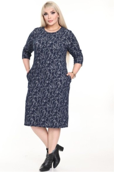 Klasikinė suknelė su kišenėmis