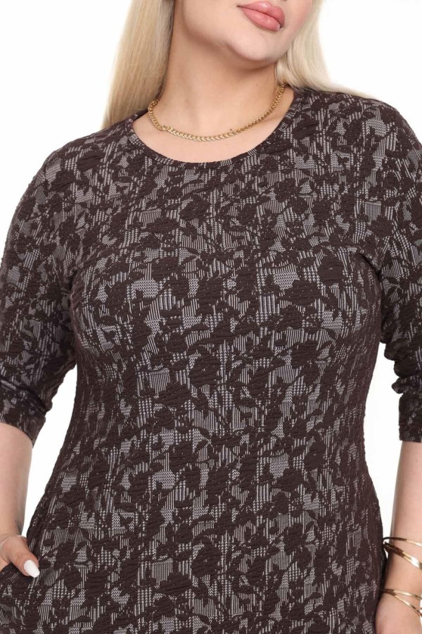 Klasikinė suknelė su kišenėmis