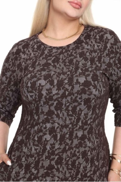 Klasikinė suknelė su kišenėmis