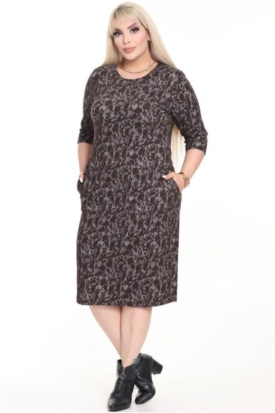 Klasikinė suknelė su kišenėmis